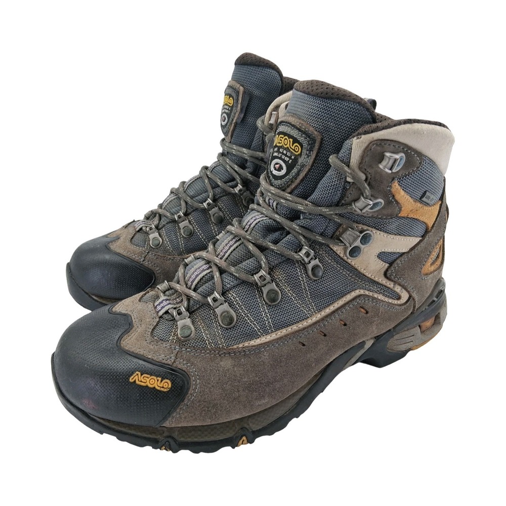 Asolo Boots Mens UK 9 US 9.5 Brown Suede Hiking Combat Ankle Trail Outdoor